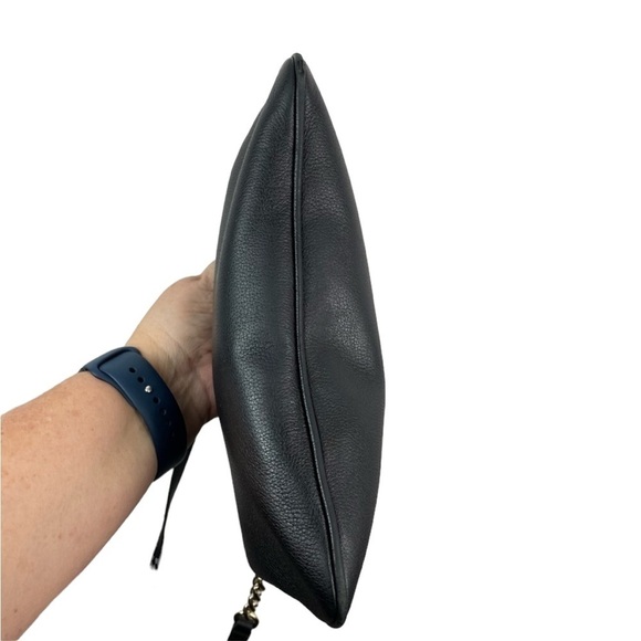 KATE SPADE Black Leather Chain Leather Strap Shoulder Bag - Picture 8 of 10